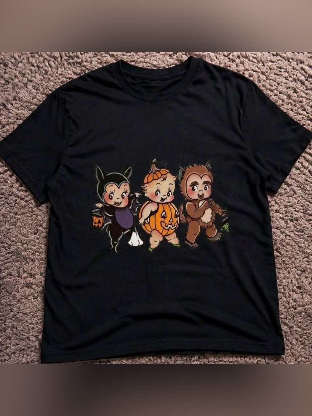 Gildan Black Halloween Graphic Tee